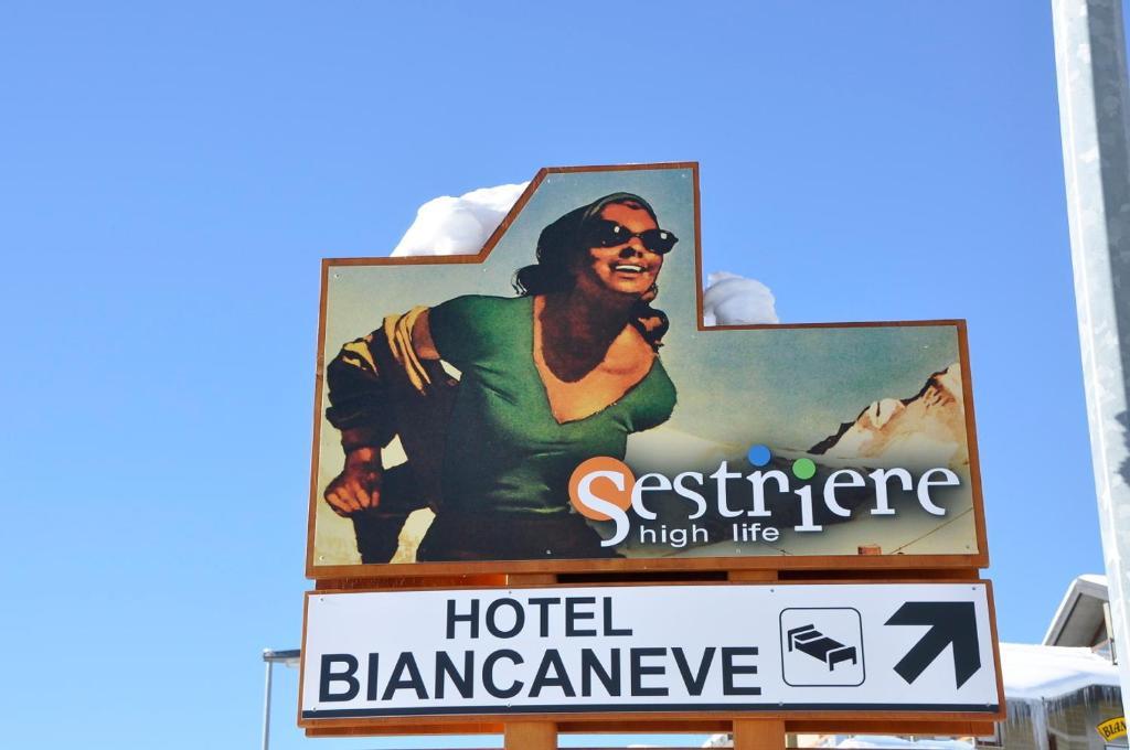Hotel Biancaneve Colle Colle Sestriere Dış mekan fotoğraf